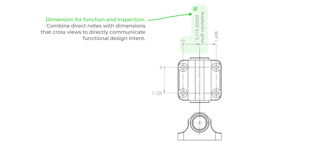 dimension for inspection