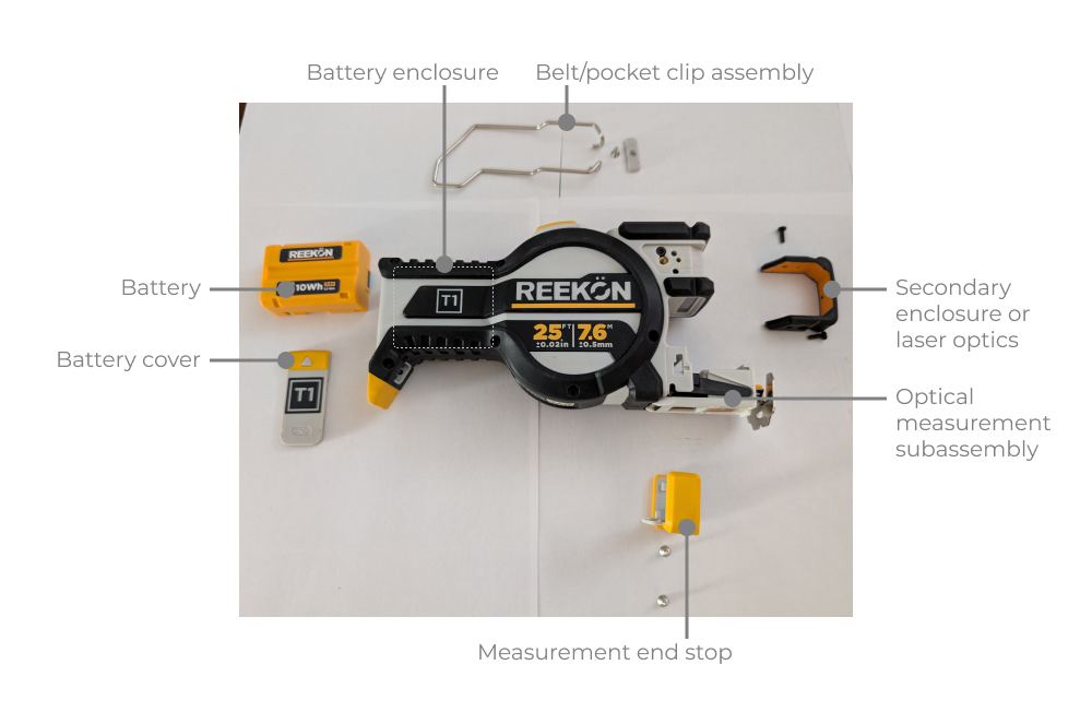 External subassemblies of REEKON T1 Tomahawk