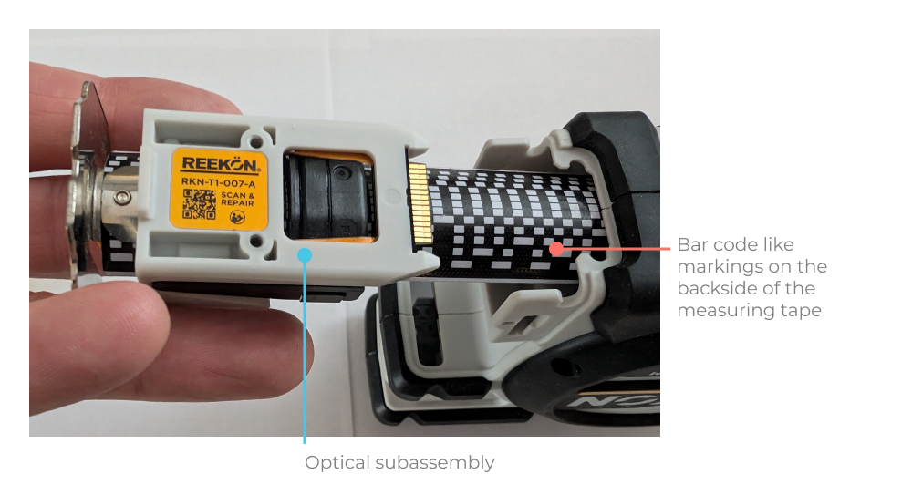 Optical scanning subassembly on REEKON T1 Tomahawk