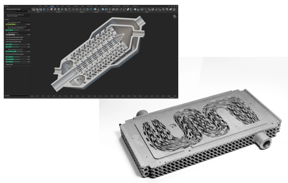 DMLS structures designed in nTop